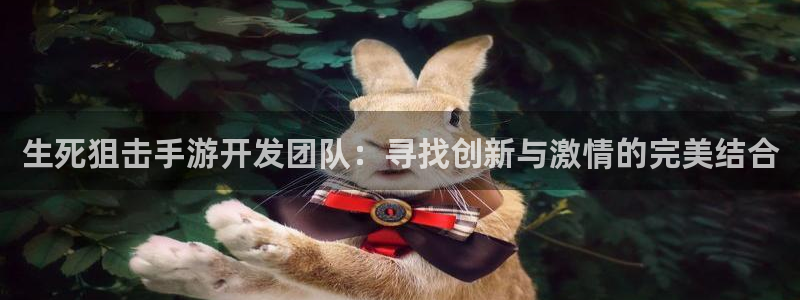 安信娱乐登入地址：生死狙击手游开发团队：寻找创新与激情的完美