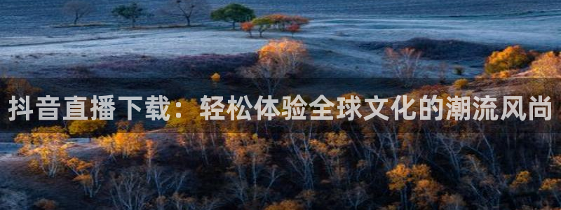 919看球直播nba：抖音直播下载：轻松体验全球文化的潮流风尚